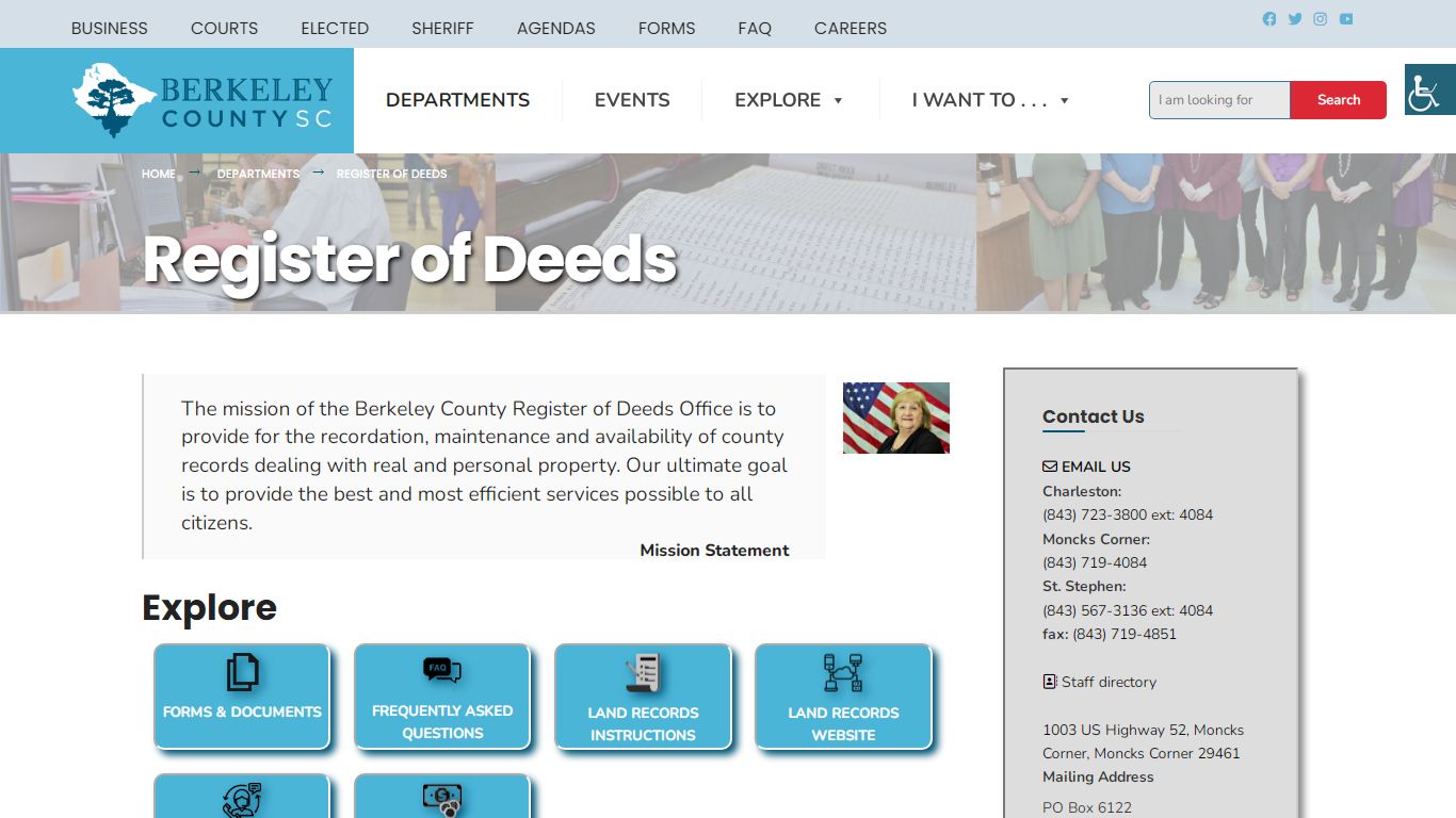 Register of Deeds – Berkeley County Website